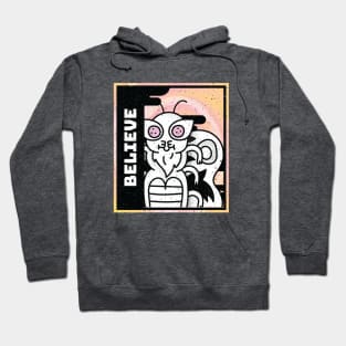 Inspirational Kaiju: Mothra says believe! Hoodie